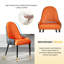 Chaise parsons rembourrée Canalou-1909028357