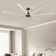 96"  Ceiling Fan With Light And Remote Control, 6-Speed Noiseless Reversible Dc Motor, 8 Durable Aluminum Double-Layer Blades Large Ceiling Fan