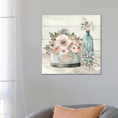 Shiplap Plants & Flowers par Carol Robinson - reproduction