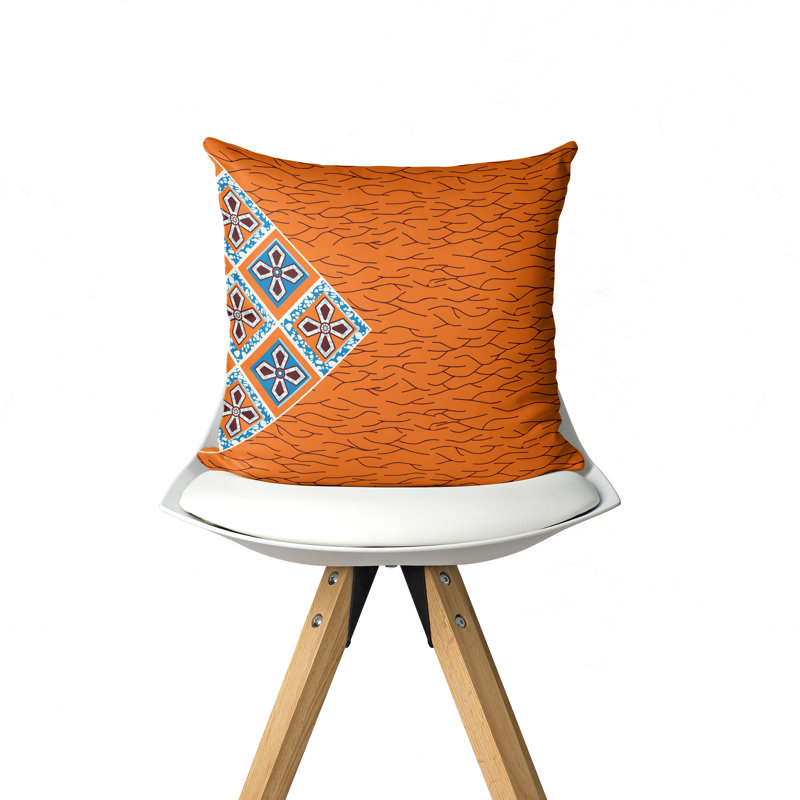 Housse de coussin d'intérieur Torino Tribal, 16" x 16"