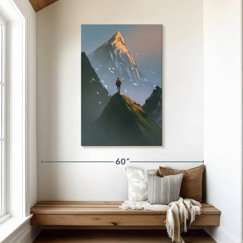 Sireci Man Climbing, 45" H x 30" W
