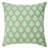 20" Green And White Geometric Cotton Throw Pillow-425905140-430725522