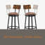 Tabouret de bar rotatif 29,5 po Edoire
