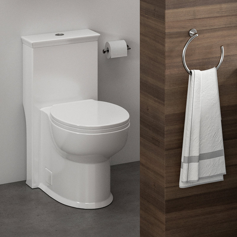 Ronda Wall Mount Toilet Paper Holder, Polished Chrome