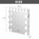 Torstein Metal Rectangle LED Mirror