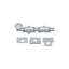 Deltana 6SB003 6" Surface Bolt; Heavy Duty; Lifetime Brass Finish-1412628563