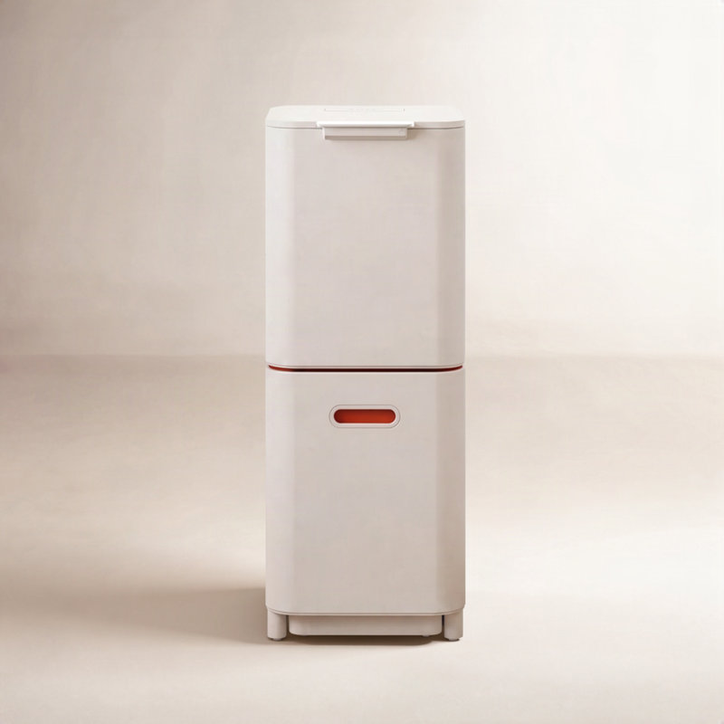 Poubelle de cuisine double Joseph Joseph Totem, Pierre, 10,60 gallons américains
