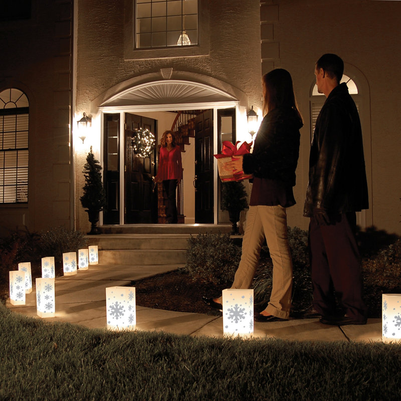 Ensemble de luminaires électriques 10 lumières, Flocon de neige