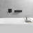 1 Handle Bathroom Waterfall Faucet with Diverter