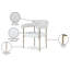 Fauteuil Blake Izak crème-81994553
