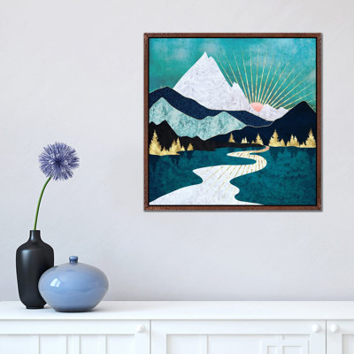 Winter River - Print on Canvas