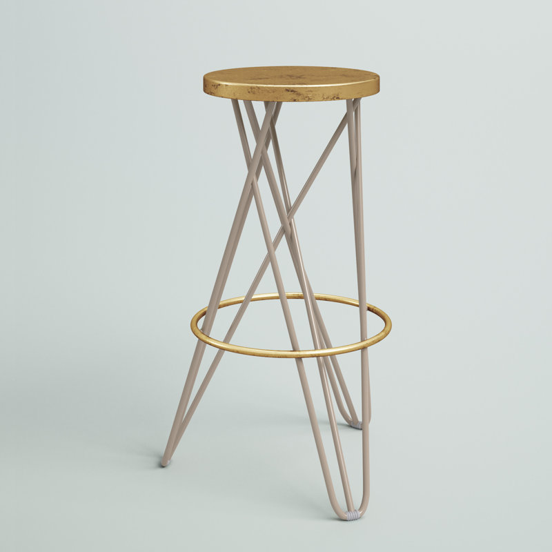 Tabouret de bar et de comptoir Lulabelle, Beige, Tabouret de bar (assise de 30 po de hauteur)