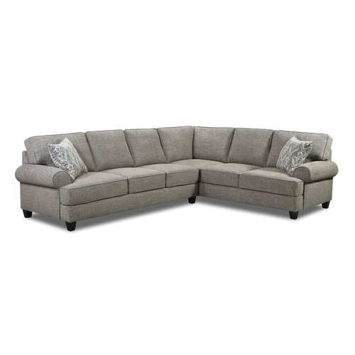 Lane Furniture Arista 2 - Piece Upholstered Sectional | Wayfair