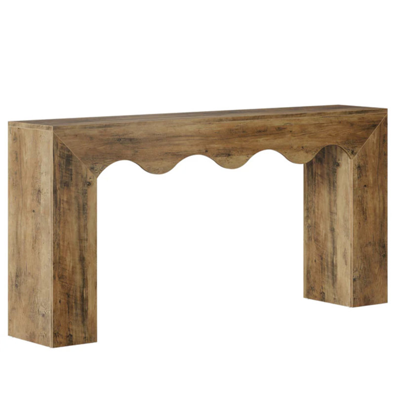 Stable Sofa Table,Rustic Console Table,Side Table, Brown