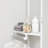 Rubbermaid 2-4ft Expandable Closet Kit Organization Storage Solution, White