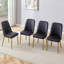 Chaises de salle à manger élégantes et modernes avec dossier en similicuir et pieds en métal doré pour des sièges confortables dans la cuisine, la chambre à coucher et le bureau-1651098926-1651098917-1651098914