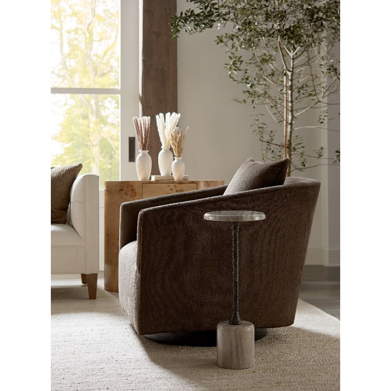 Sundries Fleur Marble Top End Table