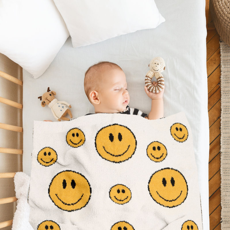 Jeté doux pour enfants , Blanc