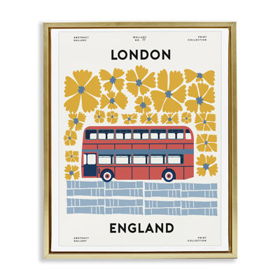 Cadre flottant Groovy London Bus, design par Omar Escalante