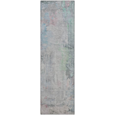 Premium Machine Washable Kelton AMF1233 Abstract Rug
