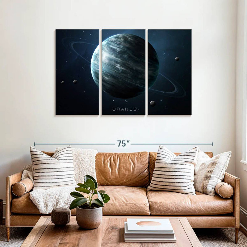 Oberle Planet Uranus, 36" H x 57" W