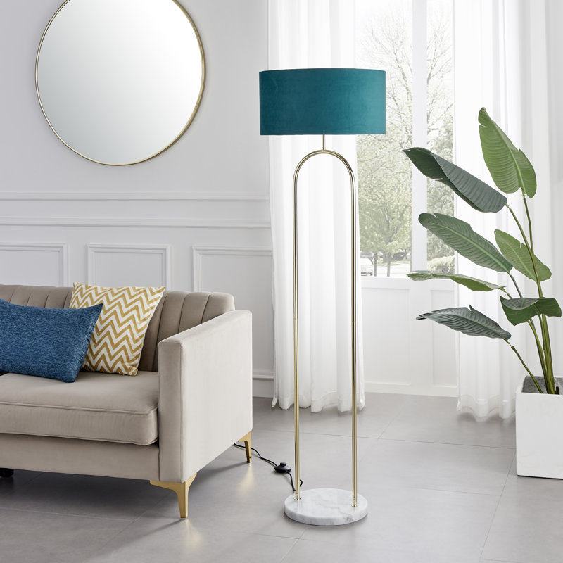 Berngard 157cm Chrome Traditional Floor Lamp