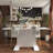 Magallanes 6-Person Extendable Table Dining Set with Velvet Dining Chair-1814485571-1814485568