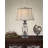 Revere Gunmetal Table 27" Gunmetal with Blue or Clear Glass Fount Table Lamp-899725562