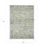 Tapis intérieur / extérieur rayé vert et ivoire 5 pi x 8 pi articulé