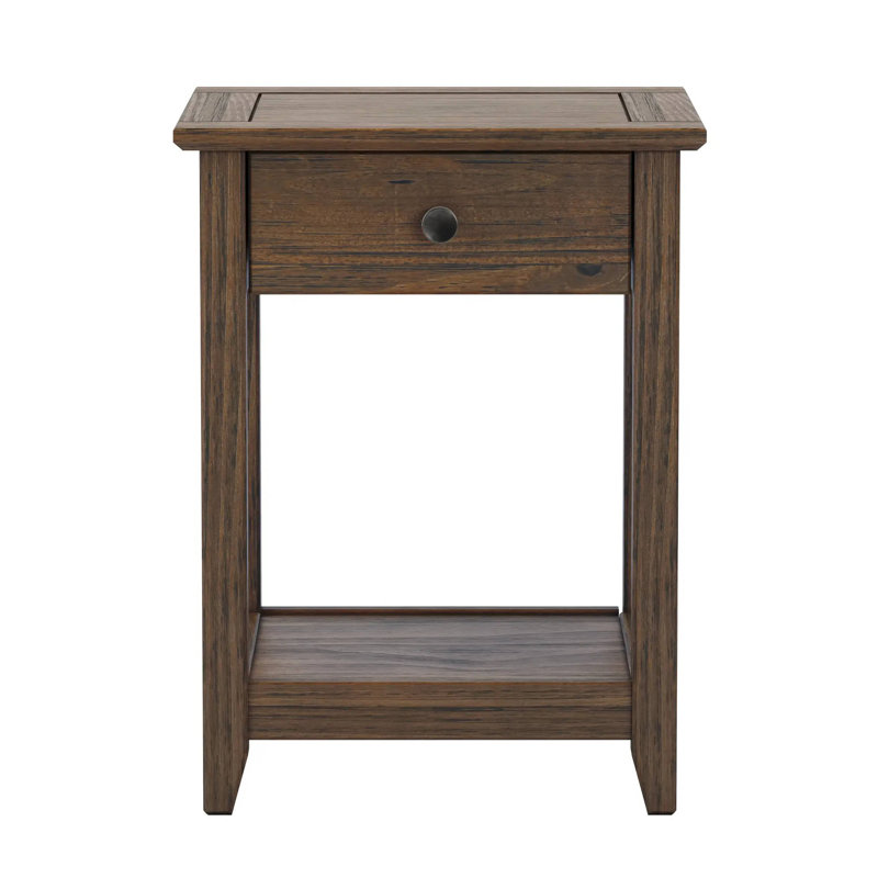 Greenport End Table, Brushed Walnut