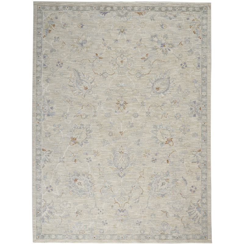 Castello Floral Indoor Rug, Rectangle 9'3" x 12'7"