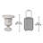 Goddess Flora Resin Urn Planter