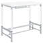 Atkison Acrylic Leg Bar Table