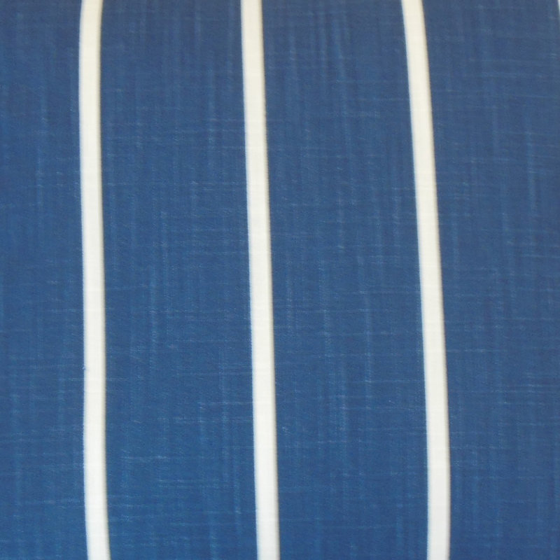 Coussin en coton Simona, Hauteur (18 po) x largeur (18 po), Bleu