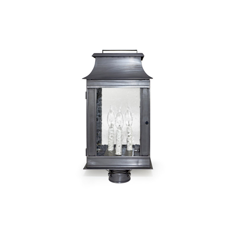 Concord Lantern Head, Dark Brass, Clear Seedy