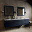 Meuble-lavabo double l 80 po x P 22 po Castor-113052849