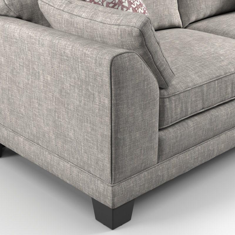 Nisha Aadil 3 Seater Sofa, Mist
