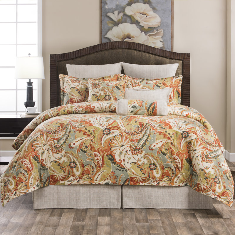  paisley 4 Piece Comforter or daybed Set, Twin Comforter + 2 Additional Pieces