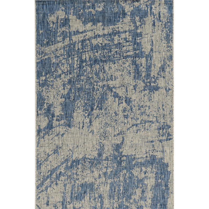 Adilynn Abstract Indoor / Outdoor Rug, Rectangle 3'3" x 4'11"