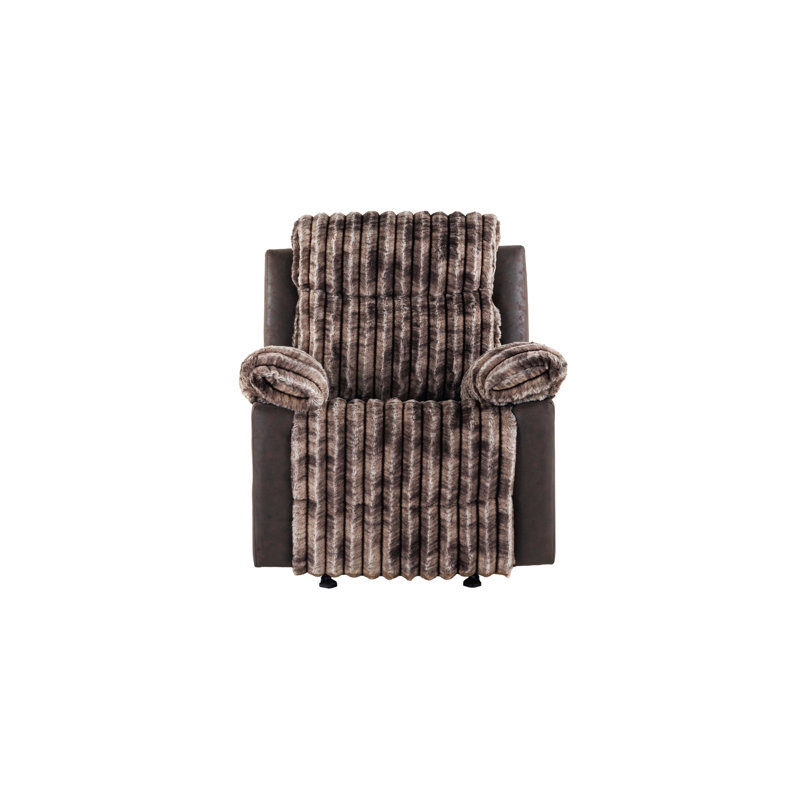 Fauteuil inclinable Evoza - brun