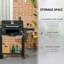 Barbecue au charbon portatif l 47,2 po Outsunny