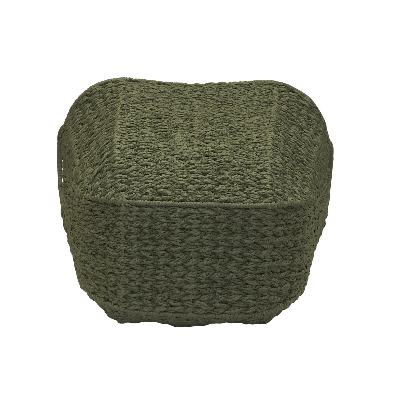 Jute Basket, Olive