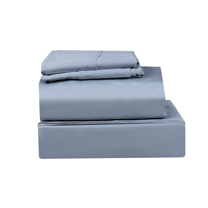Ensemble de draps 100% coton 500 fils, Grand, Ivoire