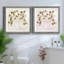 Golden I - ensemble de 2 reproductions d'art sur papier encadré-757379106-757379111