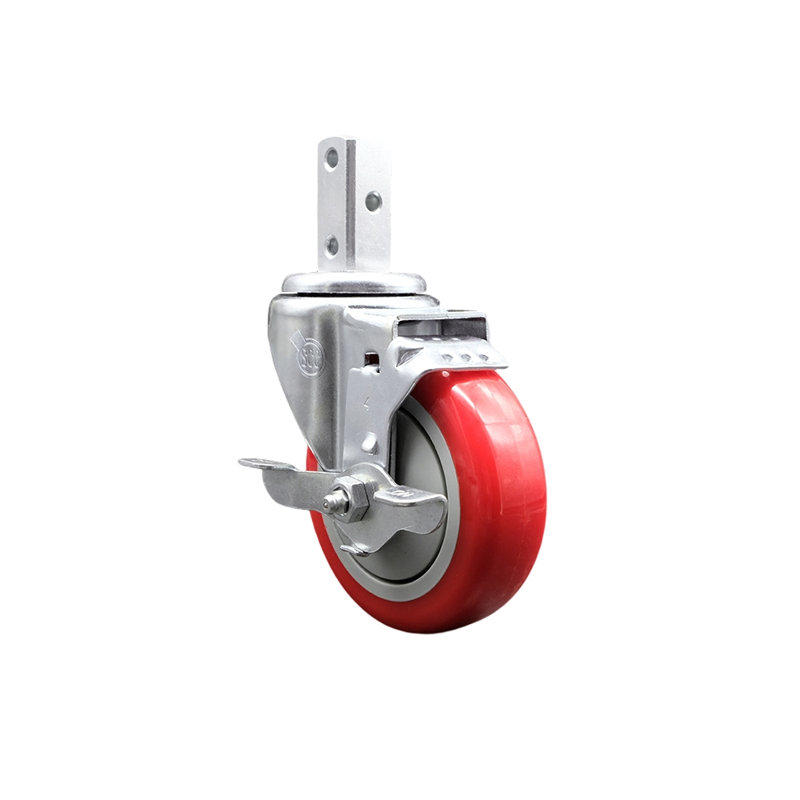 Polyurethane Caster, Red