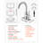 Single Handle Sink Faucet Kitchen Faucet Brushed Nickel Single Handle