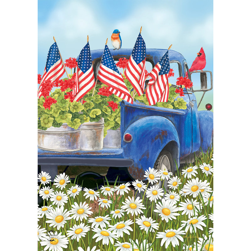 Drapeau «All American Truck Spring House»