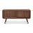 Contemporary Walnut Wood Media Cabinet / Solid Walnut