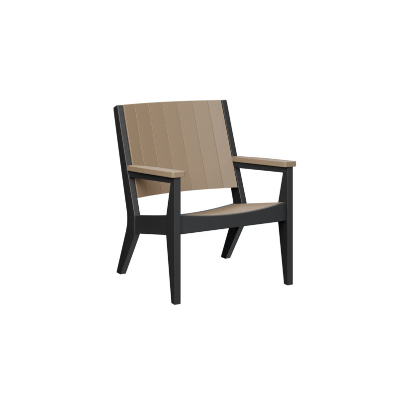 Fauteuil de conversation berlinois Berlin, Chêne foncé / noir