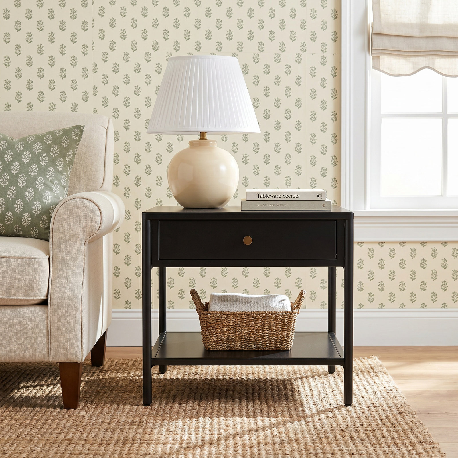Acer End Table With Storage
